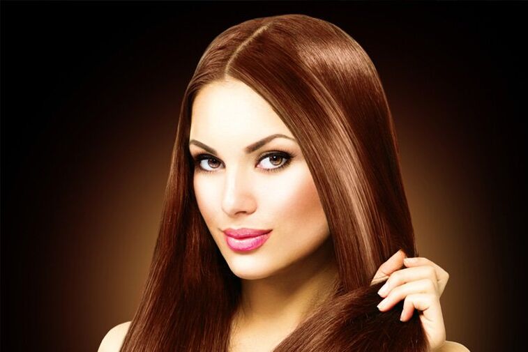 saç bakımı için jelatin maskesi